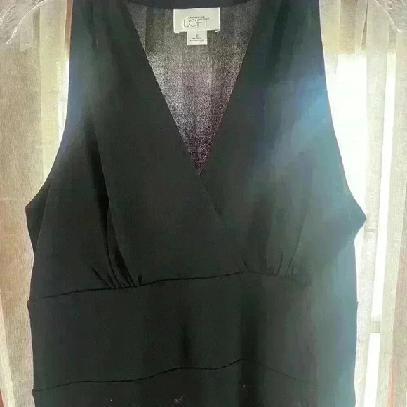 Ann Taylor LOFT Blk Dress (Side Zipper) Size 6 -B16 - Picture 7 of 9